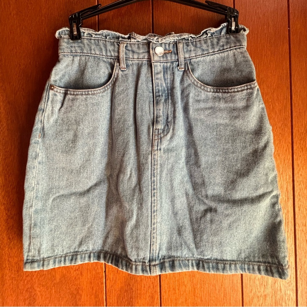 Denim H&M skirt.